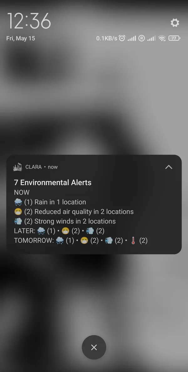 Schermata 7 dell'app CLARA